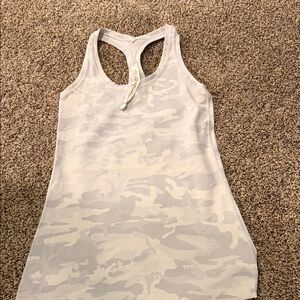 Lululemon Athletica Gray Camouflage Tank Top